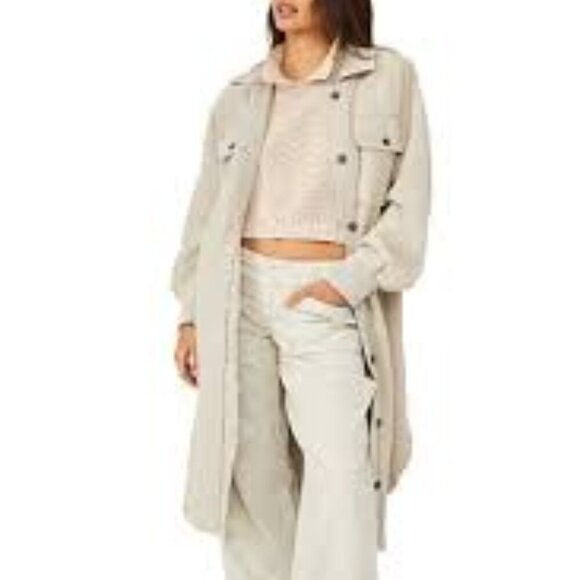 Free People x We The Free Long Ruby Jacket M - Picture 15 of 16